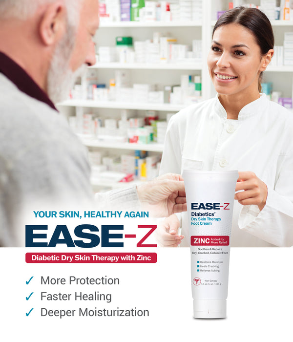 EASE-Z  Diabetics’ Dry Skin  Therapy Foot Cream